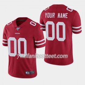 Miesten Tampa Bay Buccaneers NFL Pelipaita Custom Nike Punainen 100th